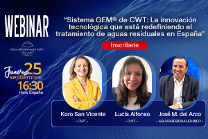 Inscríbete en el Webinar "Sistema GEM® de CWT: La innovación tecnológica que está redefiniendo el tratamiento de aguas residuales en España"