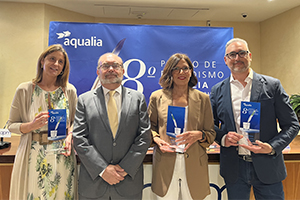 Los galardones del 8º Premio de Periodismo Aqualia ponen en valor la gestión de todas las fases del ciclo del agua