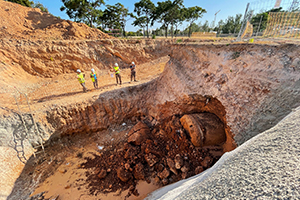 Finaliza la excavación del tramo más largo del colector interceptor de Palma de Mallorca