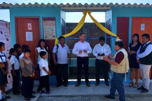 GS Inima inaugura un proyecto social de saneamiento en Perú