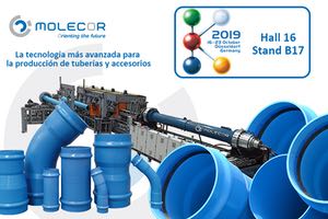Visita la Feria K 2019 en Düsseldorf y descubre las últimas innovaciones en PVC-O para el transporte de agua
