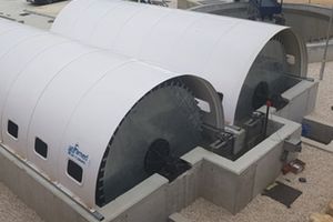 UNFAMED Fabricantes Agua pone en marcha los biodiscos de la EDAR de Villanueva de Tapia en Málaga