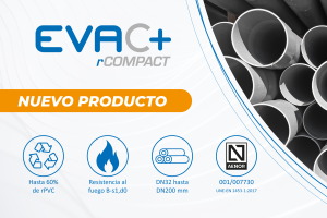 Molecor presenta la nueva tuber&iacute;a EVAC+ rCOMPACT
