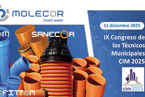 Molecor, empresa colaboradora del IX Congreso de los Técnicos Municipales CIM 2025 en Barcelona