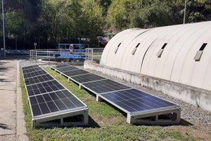 El Consorci Besòs Tordera genera con fuentes renovables el 20% de la energía que necesitan sus instalaciones de saneamiento