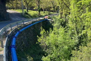 Las obras del Plan Hidr&aacute;ulico Li&eacute;bana en Cantabria, avanzan para garantizar el abastecimiento de agua de la comarca