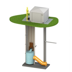Estaciones de bombeo de aguas residuales autolimpiables de Protech Continental