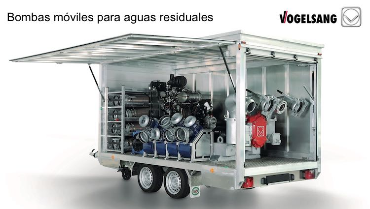 Bombas móviles para aguas residuales