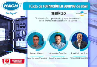 Sesi&oacute;n 10 del "I Ciclo de Formaci&oacute;n online de Equipos de EDAR&rdquo; impartida por HACH