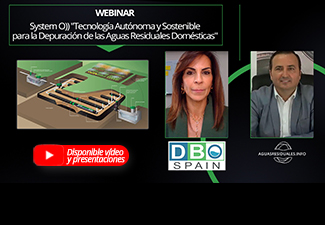 Webinar sobre System O)) "Tecnología Autónoma y Sostenible para la Depuración de las Aguas Residuales Domésticas"