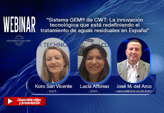 Webinar "Sistema GEM® de CWT: La innovación tecnológica que está redefiniendo el tratamiento de aguas residuales en España"