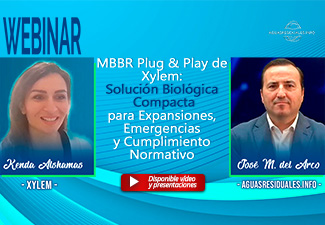Webinar "MBBR Plug & Play de Xylem: Soluci&oacute;n Biol&oacute;gica Compacta para Expansiones, Emergencias y Cumplimiento Normativo"