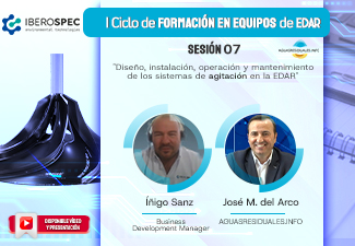 Sesi&oacute;n 07 del "I Ciclo de Formaci&oacute;n online en Equipos de EDAR&rdquo; impartida por IBEROSPEC