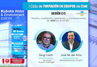 Sesi&oacute;n 05 del "I Ciclo de Formaci&oacute;n online de Equipos de EDAR&rdquo; impartida por Kubota