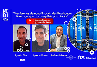 Webinar "Membranas de nanofiltración de fibra hueca: Para agua pura y asequible para todos"