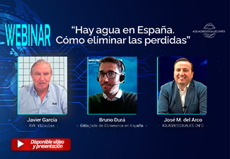 Webinar "Hay agua en España. Cómo eliminar las perdidas"