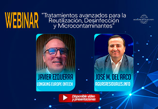 Webinar "Tratamientos avanzados para la Reutilizaci&oacute;n, Desinfecci&oacute;n y Microcontaminantes"