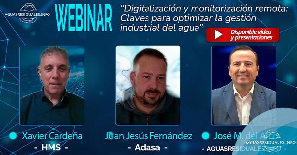 Webinar "Digitalización y monitorización remota: Claves para optimizar la gestión industrial del agua"