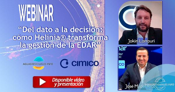 Webinar "Del dato a la decisi&oacute;n: c&oacute;mo Helinia&reg; transforma la gesti&oacute;n de la EDAR"