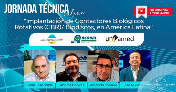 Jornada T&eacute;cnica "Implantaci&oacute;n de Contactores Biol&oacute;gicos Rotativos (CBR) / Biodiscos, en Am&eacute;rica Latina"