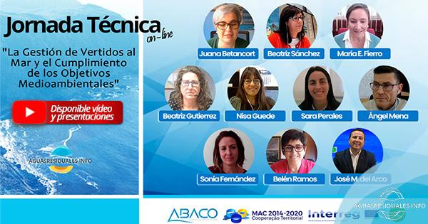 Jornada Técnica On-line "La Gestión de Vertidos al Mar y el Cumplimiento de los Objetivos Medioambientales"