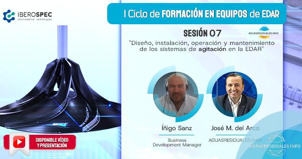 Sesi&oacute;n 07 del "I Ciclo de Formaci&oacute;n online en Equipos de EDAR&rdquo; impartida por IBEROSPEC