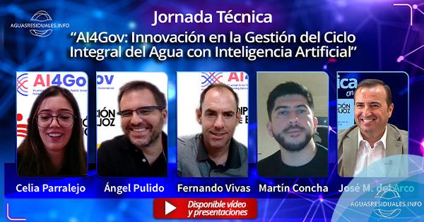 Jornada Técnica On-line "AI4Gov: Innovación en la Gestión del Ciclo Integral del Agua con Inteligencia Artificial"